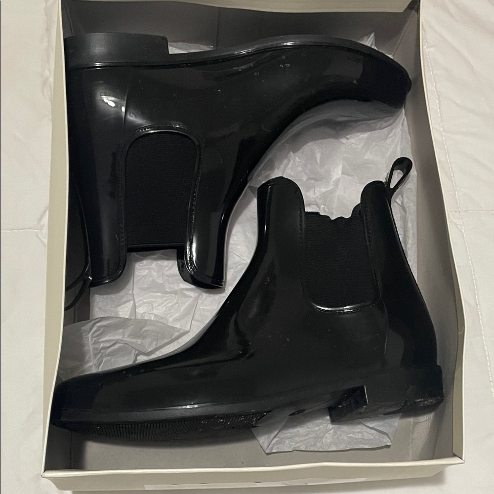 a new day Black Winter & Rain Boots